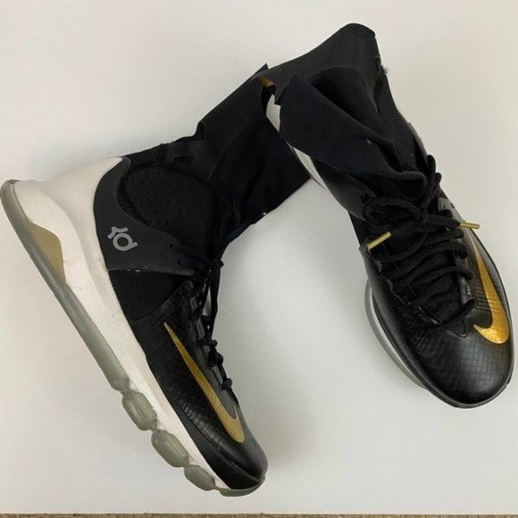 Nike Shoes Nike Kd 8 Viii Elite Basketball Shoes Black Gold Mens Size Poshmark